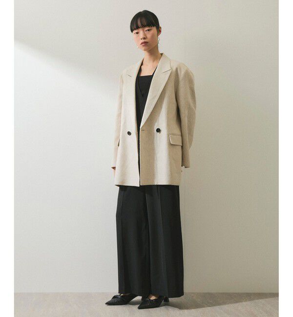 ADAM ET ROPE'「【WEB限定】Vネックロンパース」|オールインワン|