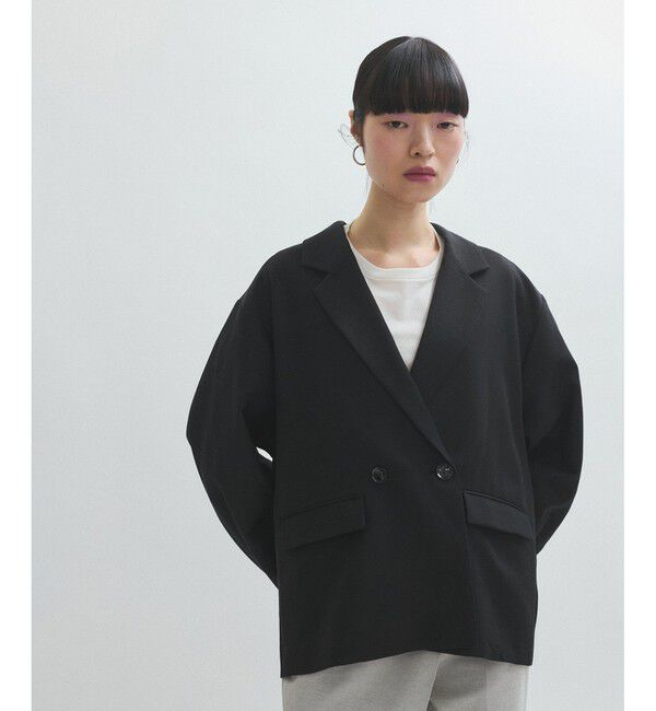 ADAM ET ROPE'「【サステナブル】ドロップショルダージャケット」|テーラードジャケット|