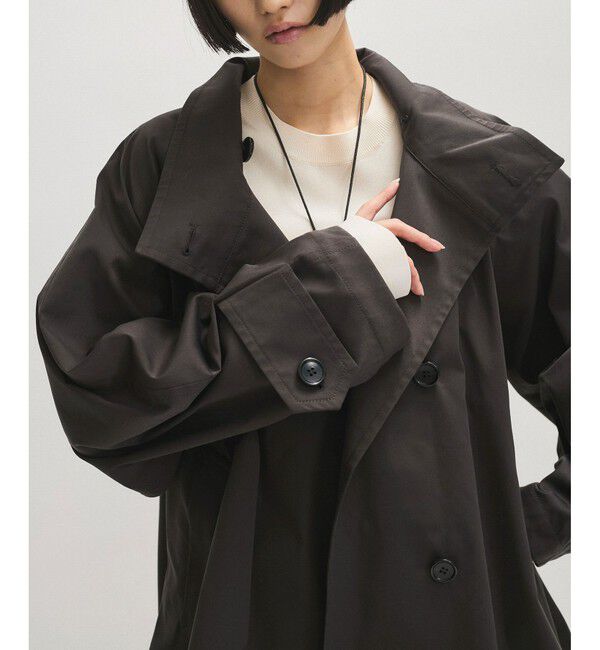 ADAM ET ROPE'「【定番人気】フレアミドルトレンチコート」|トレンチコート|