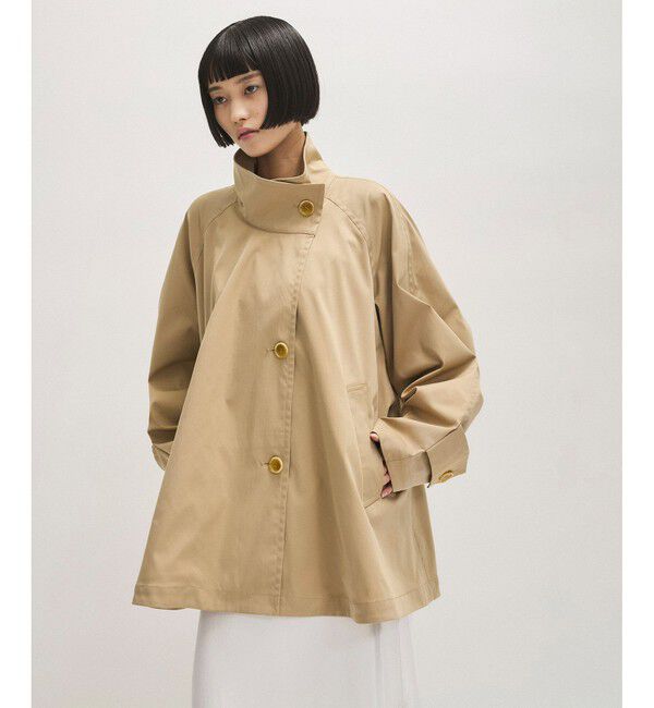 ADAM ET ROPE'「【定番人気】フレアミドルトレンチコート」|トレンチコート|