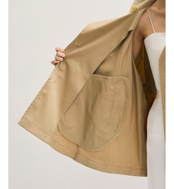 ADAM ET ROPE'「【定番人気】フレアミドルトレンチコート」|トレンチコート|