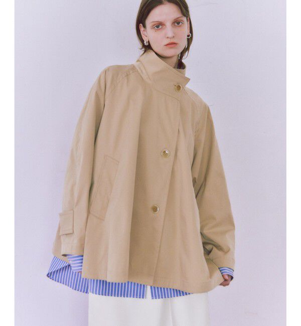 ADAM ET ROPE'「【定番人気】フレアミドルトレンチコート」|トレンチコート|