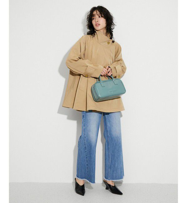 ADAM ET ROPE'「【定番人気】フレアミドルトレンチコート」|トレンチコート|