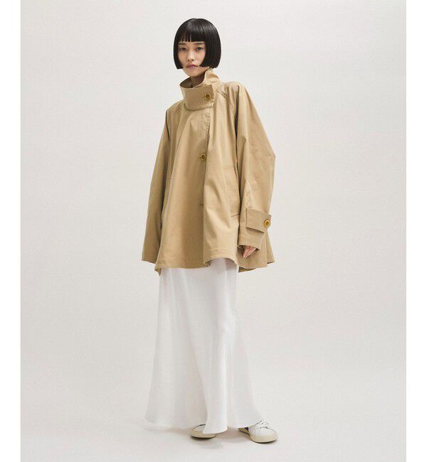 ADAM ET ROPE'「【定番人気】フレアミドルトレンチコート」|トレンチコート|