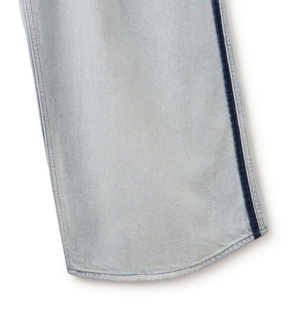 ADAM ET ROPE'「【EMOELLE】・【サステナブル】ドレスデニムパンツ」|デニム|