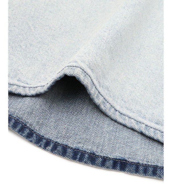 ADAM ET ROPE'「【EMOELLE】・【サステナブル】ドレスデニムパンツ」|デニム|