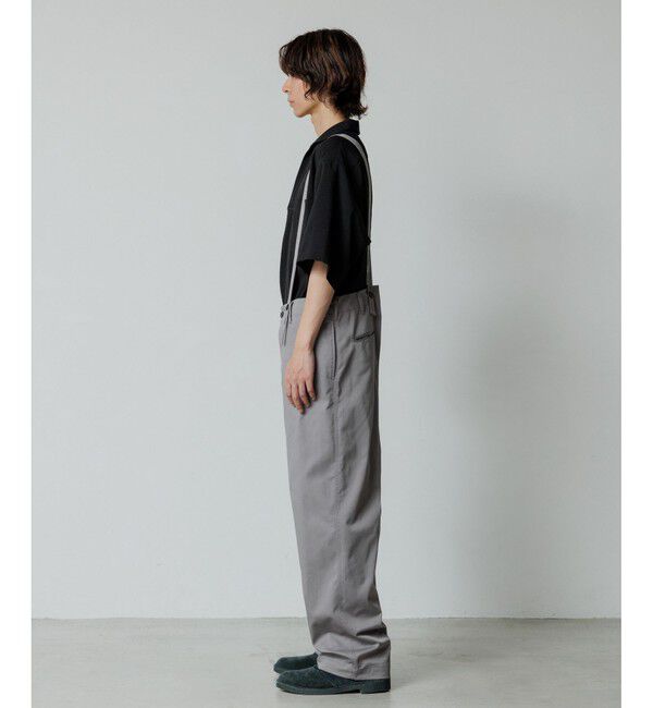 ADAM ET ROPE'「【WEB限定】リネンライク フロントタック スキッパーシャツ / 防シワ / ユニセックス」|シャツ・ブラウス|