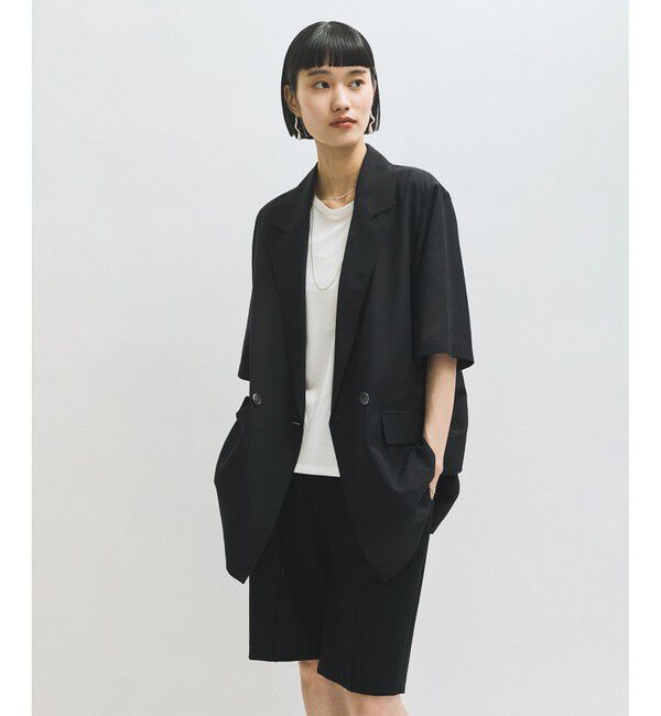 ADAM ET ROPE'「シアージャケット」|テーラードジャケット|