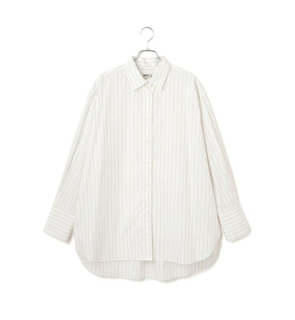 ADAM ET ROPE'「【EMOELLE】オーバーサイズシャツ」|シャツ・ブラウス|