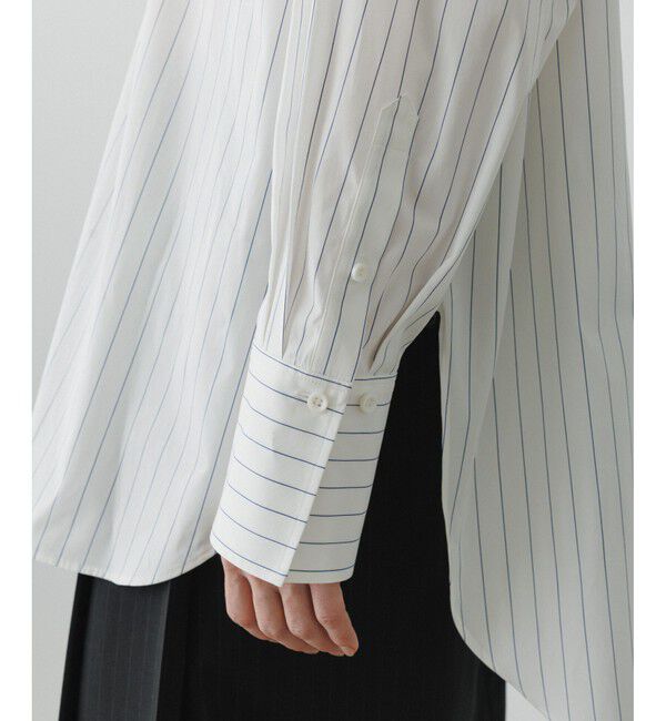 ADAM ET ROPE'「【EMOELLE】オーバーサイズシャツ」|シャツ・ブラウス|