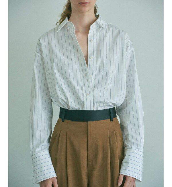 ADAM ET ROPE'「【EMOELLE】オーバーサイズシャツ」|シャツ・ブラウス|