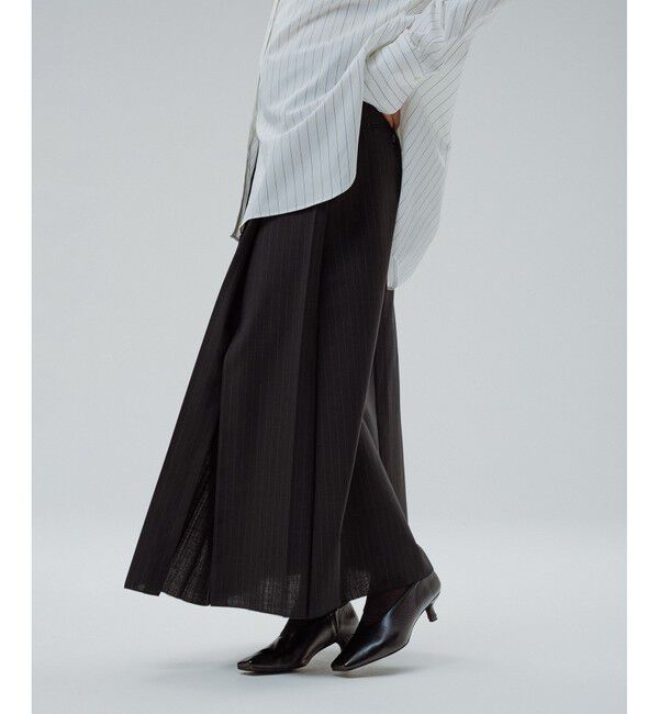 ADAM ET ROPE'「【EMOELLE】フロントプリーツスカート」|スカート|