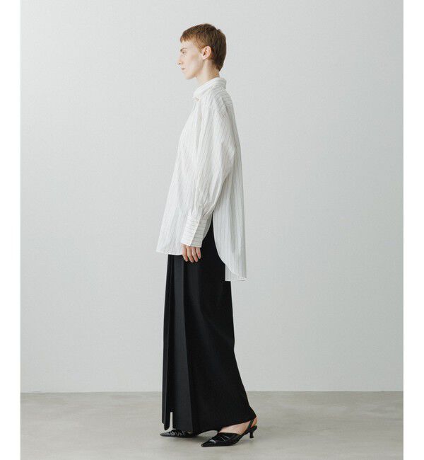 ADAM ET ROPE'「【EMOELLE】フロントプリーツスカート」|スカート|