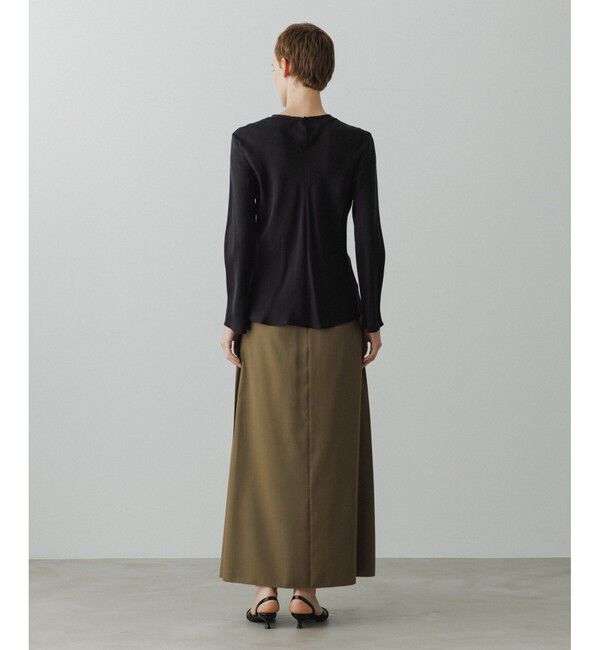 ADAM ET ROPE'「【EMOELLE】フロントプリーツスカート」|スカート|