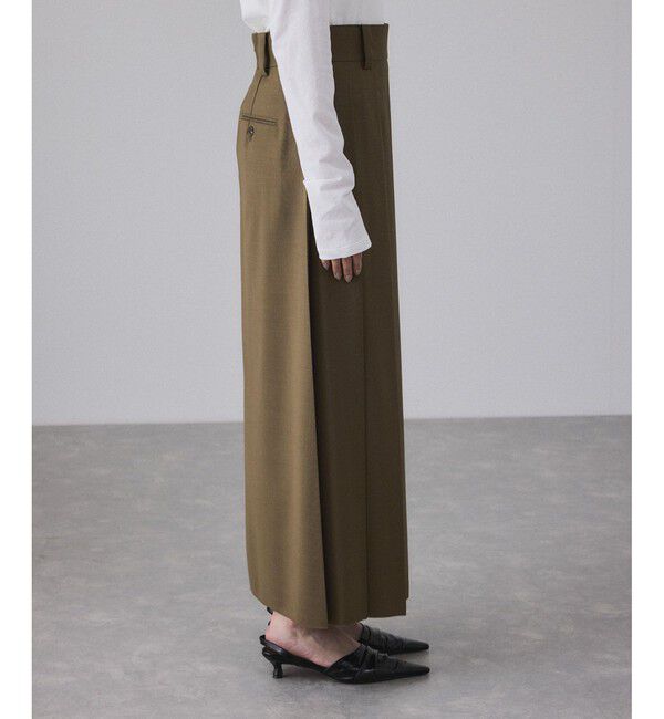 ADAM ET ROPE'「【EMOELLE】フロントプリーツスカート」|スカート|