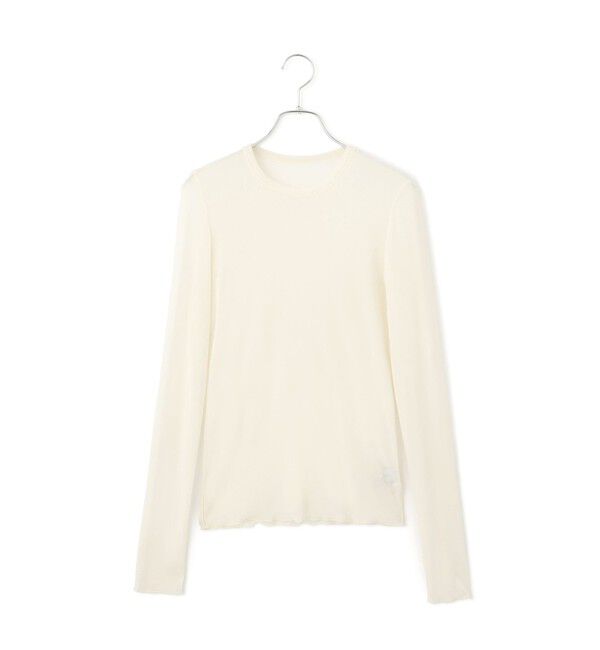 ADAM ET ROPE'「フロッキーチュールクルーネックプルオーバー」|Tシャツ・カットソー|