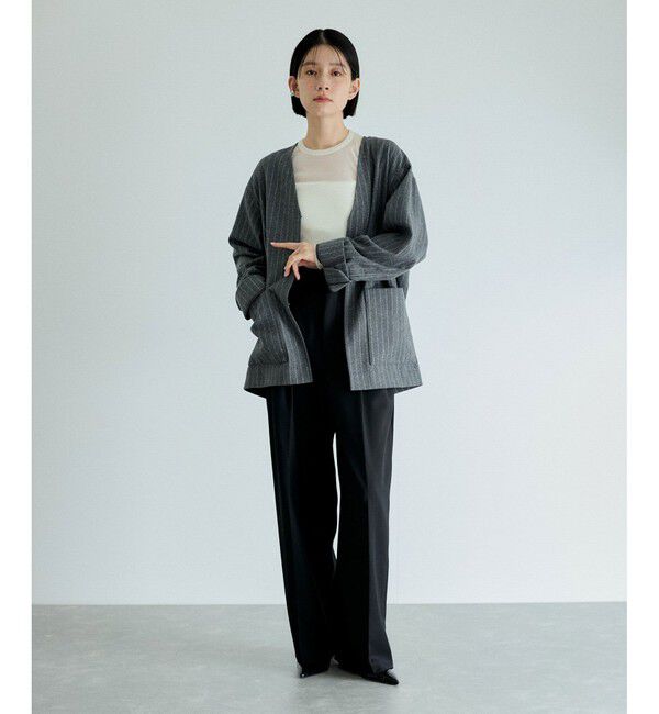 ADAM ET ROPE'「フロッキーチュールクルーネックプルオーバー」|Tシャツ・カットソー|