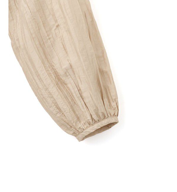 ADAM ET ROPE'「【WEB限定】フロントZIPコンビギャザーワンピース」|ワンピース|