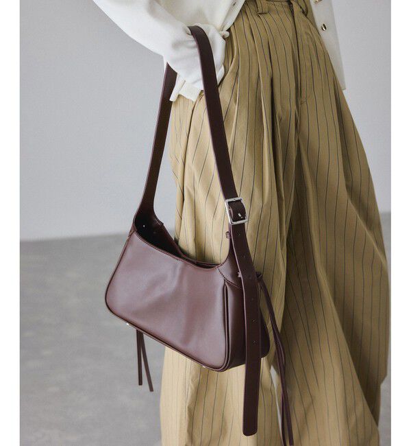 ADAM ET ROPE'「【サステナブル】サイドコードショルダーバッグ」|ショルダー・メッセンジャー|