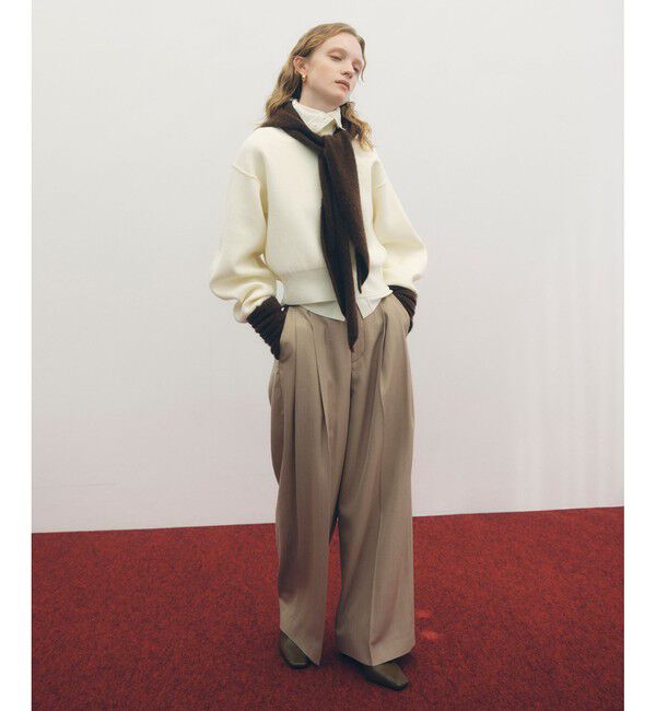 ADAM ET ROPE'「TWドロストドカンスラックス」|スラックス|