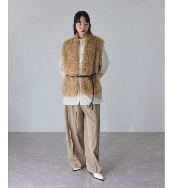 ADAM ET ROPE'「TWドロストドカンスラックス」|スラックス|