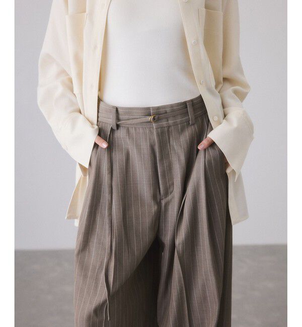 ADAM ET ROPE'「TWドロストドカンスラックス」|スラックス|