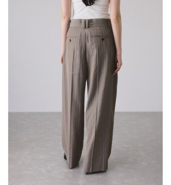 ADAM ET ROPE'「TWドロストドカンスラックス」|スラックス|