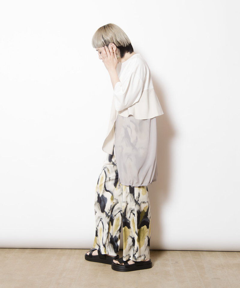  「バックフリルTシャツ」|Tシャツ・カットソー|