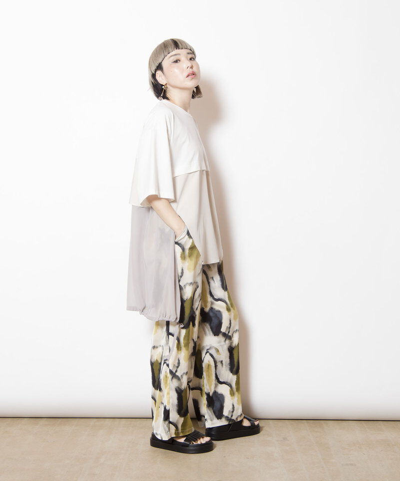  「バックフリルTシャツ」|Tシャツ・カットソー|