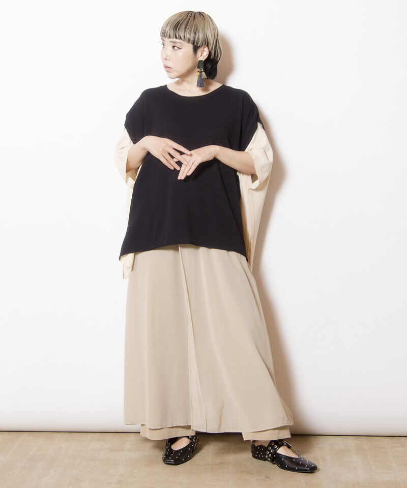  「シフォンレイヤードパンツ」|その他|