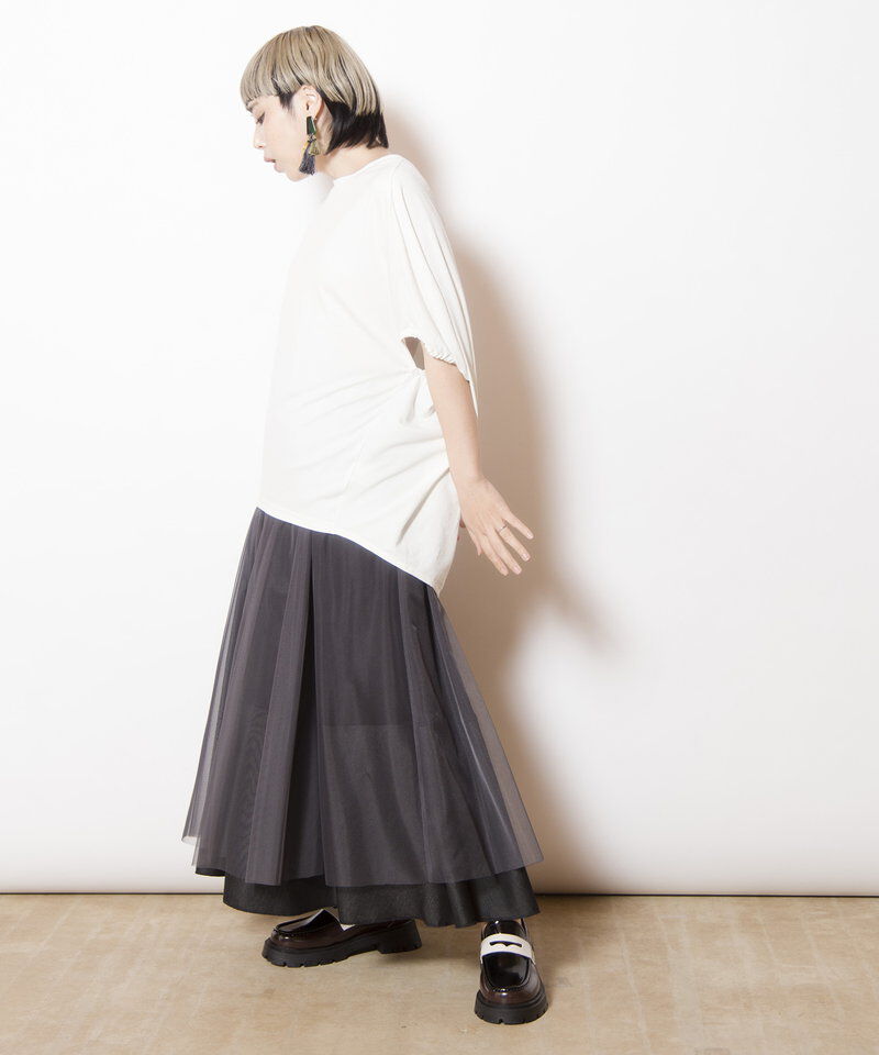  「切替コクーンTシャツ」|Tシャツ・カットソー|