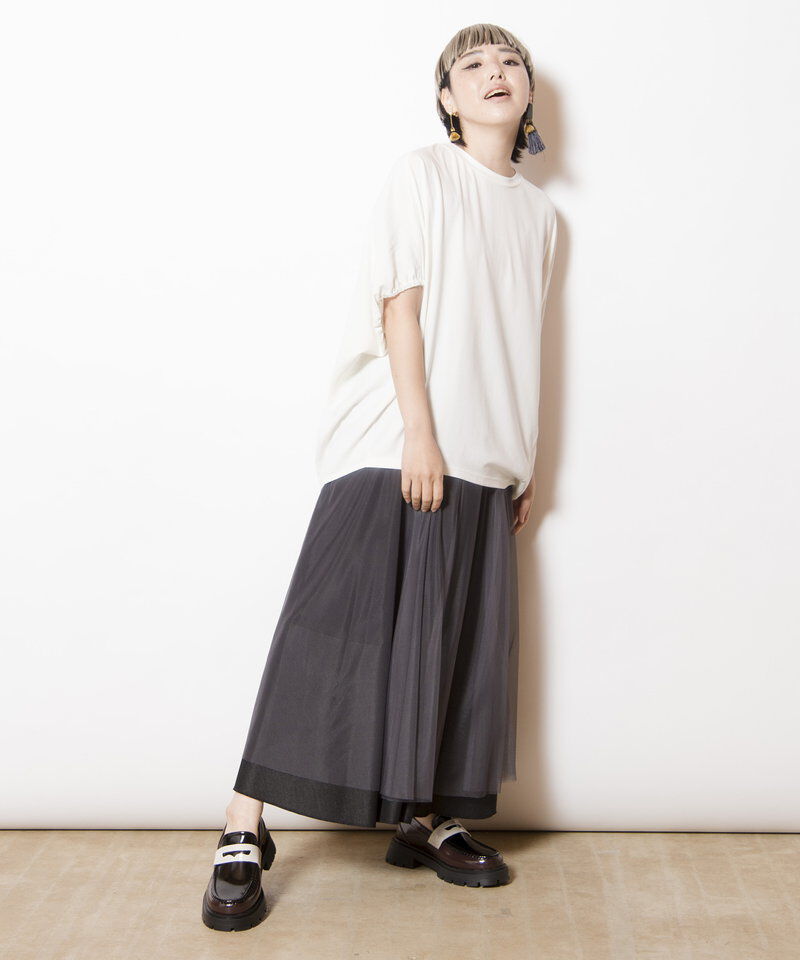  「切替コクーンTシャツ」|Tシャツ・カットソー|