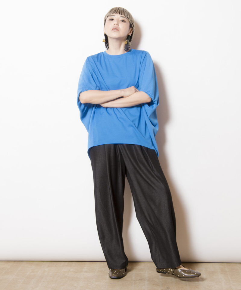  「切替コクーンTシャツ」|Tシャツ・カットソー|