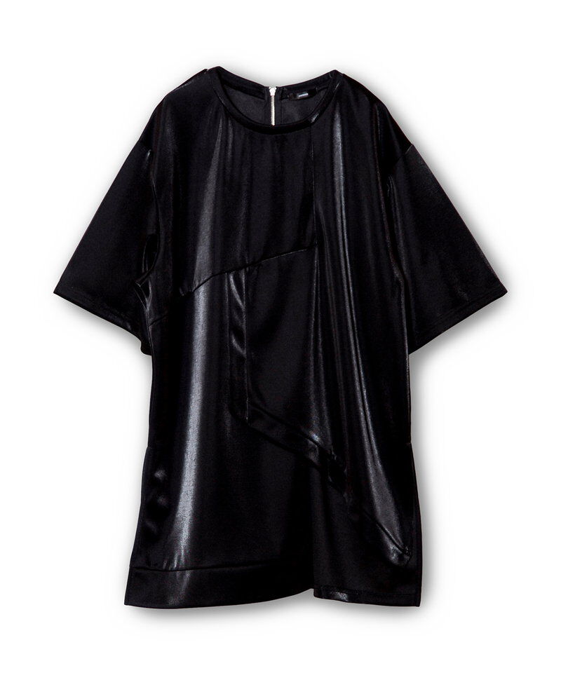  「アシンメトリーロングTシャツ」|Tシャツ・カットソー|