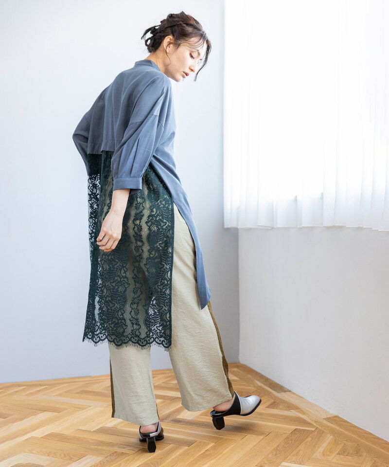  「バックレースブラウス」|シャツ・ブラウス|