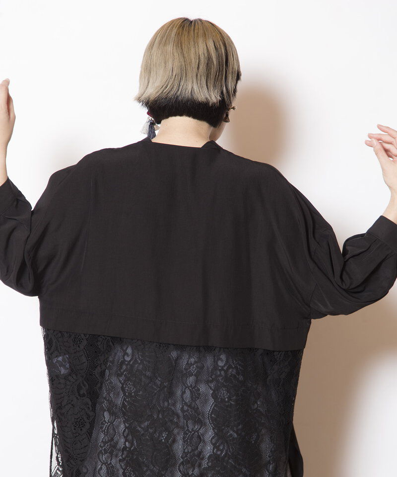  「バックレースブラウス」|シャツ・ブラウス|