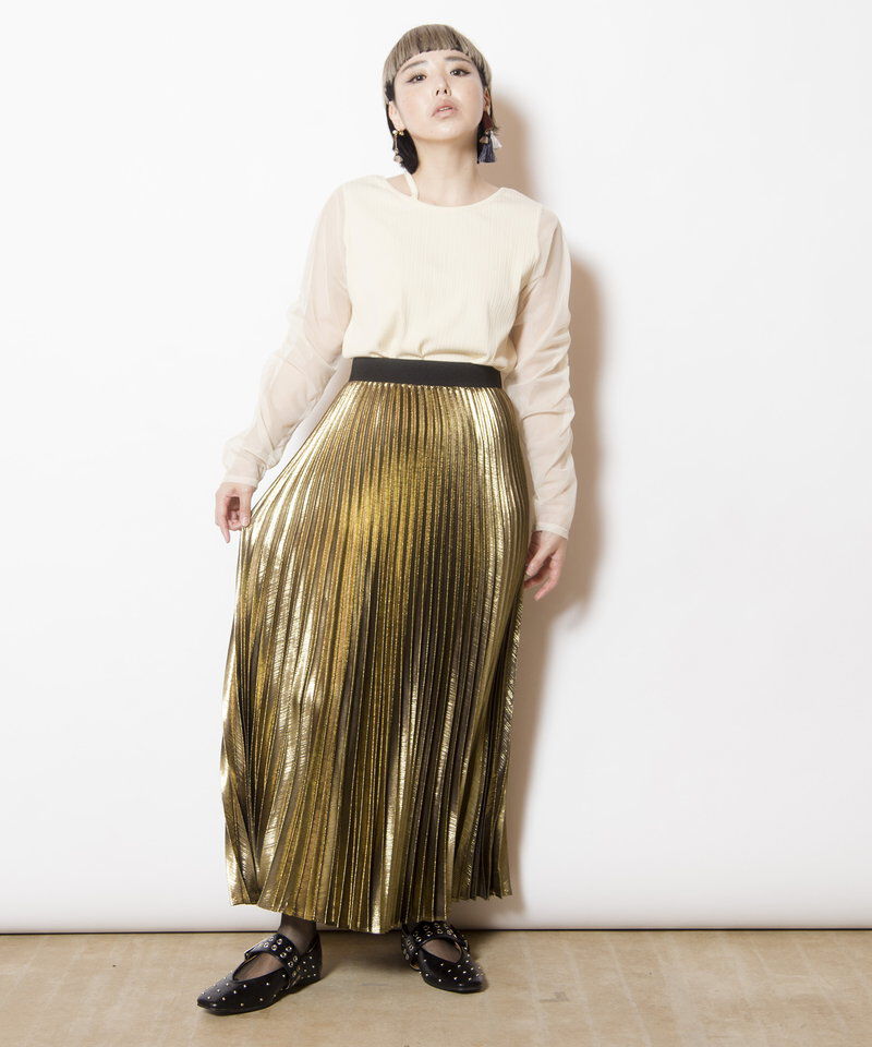  「2WAYギャザースリーブTシャツ」|Tシャツ・カットソー|