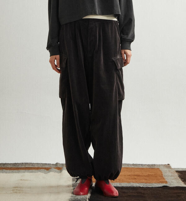 unfil「unfil | コットン コーデュロイカーゴパンツ WOMEN」|チノ|