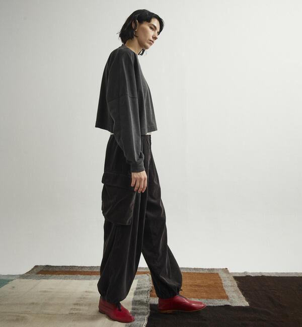 unfil「unfil | コットン コーデュロイカーゴパンツ WOMEN」|チノ|