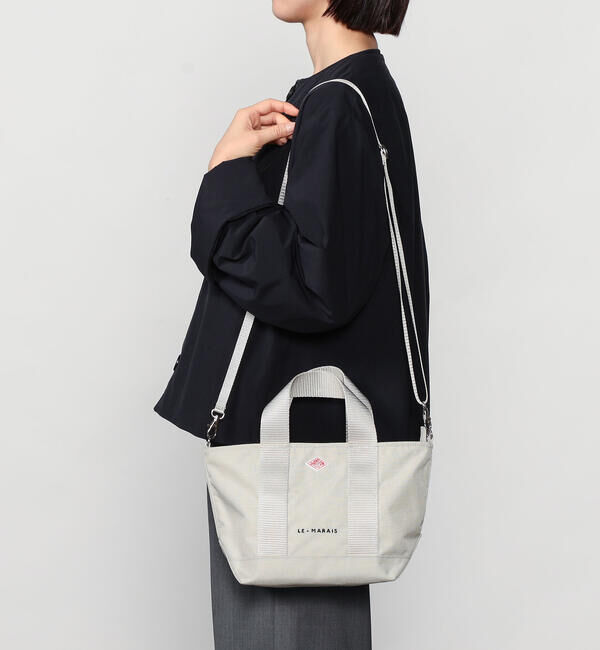 DANTON「DANTON | ナイロン 2WAYトートバッグ LE-MARAIS」|ショルダー・メッセンジャー|OFFWHITE
