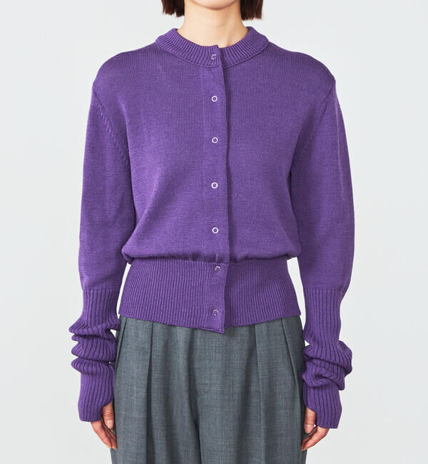  「THE SHINZONE | LONG RIB CARDIGAN WOMEN」|ニット・セーター|