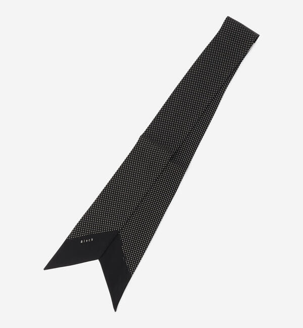  「Bleck | シルクスカーフ」|バンダナ・スカーフ|BLACK