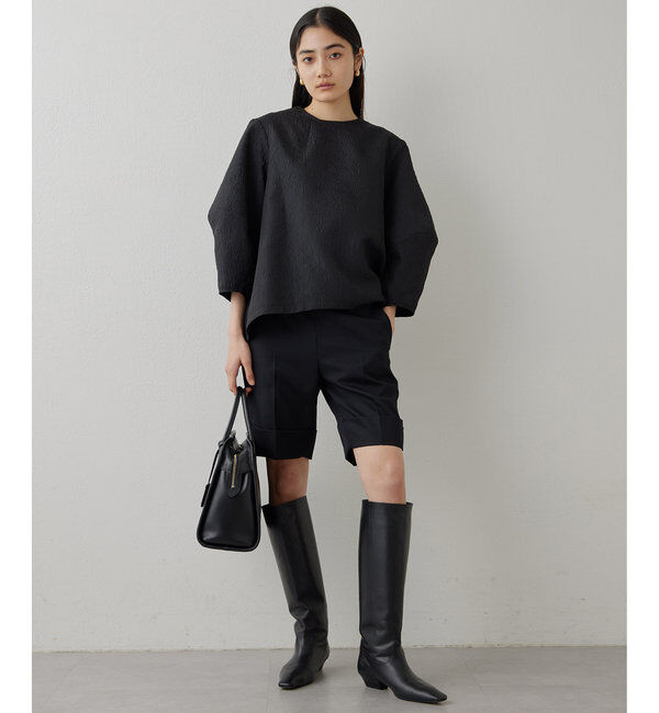 THE PAUSE「【THE PAUSE】ジャガードパフスリーブブラウス」|シャツ・ブラウス|