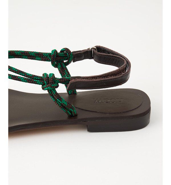 Hoaw.「【Hoaw.】ロープフラットサンダル」|サンダル|