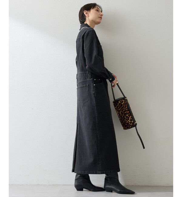  「ストレッチデニムワンピース」|ワンピース|