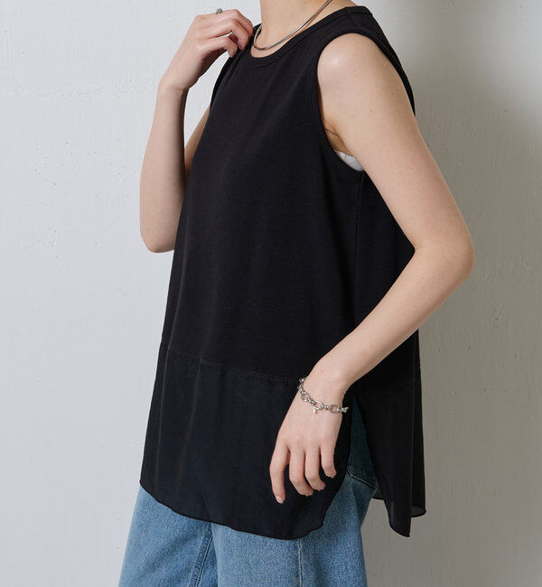  「【C&prime;NOTE/ノート】【新色登場】裾シアータンクトップ」|Tシャツ・カットソー|