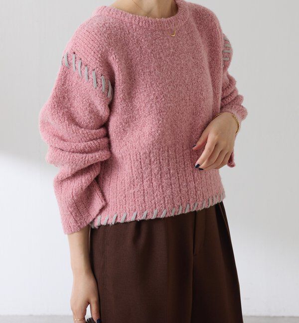  「ループデザインニット」|ニット・セーター|