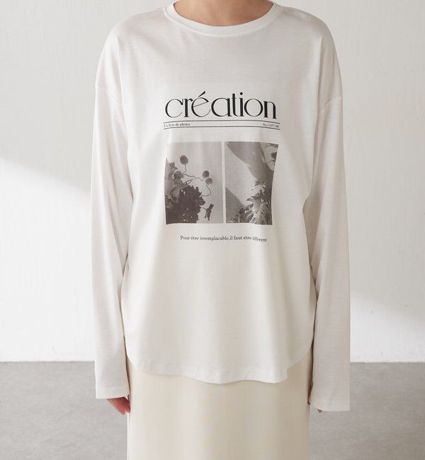  「モノクロフォトロゴロンT」|Tシャツ・カットソー|