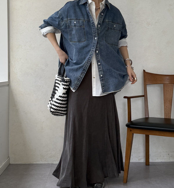  「キュプラフレアスカート」|スカート|