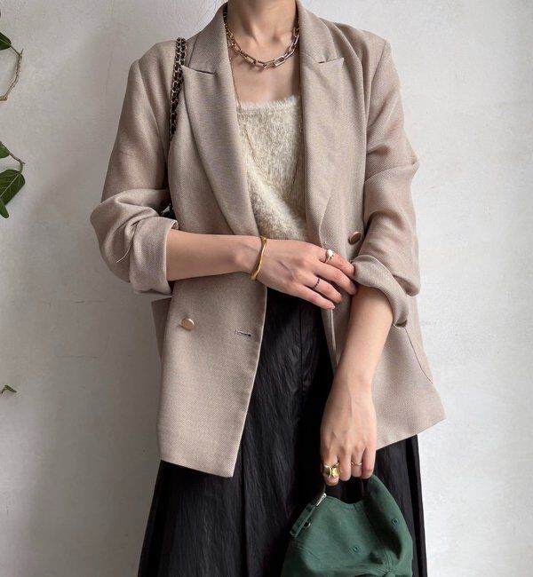  「メッシュダブルジャケット」|テーラードジャケット|